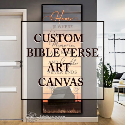 Daisihome custom bible verse art cover