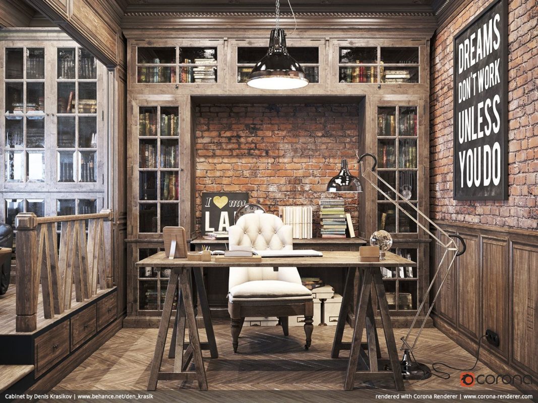 Industrial farmhouse decor