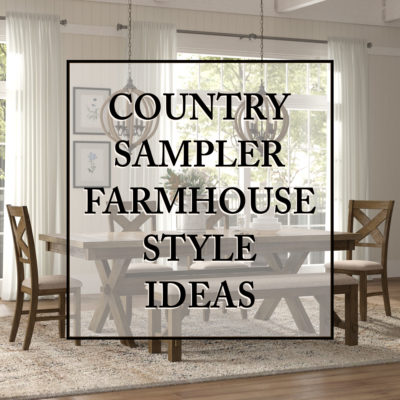 Daisihome country sampler farmhouse style