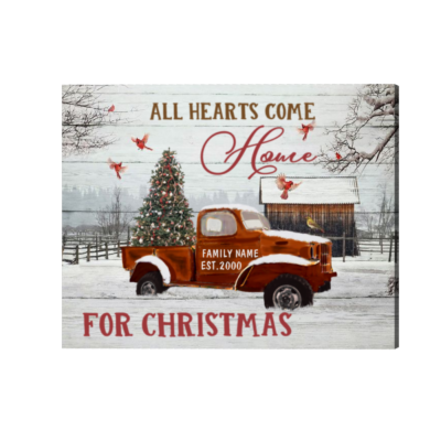 Merry Christmas Sign, Family Christmas Gift Ideas, All Road Lead Home Truck