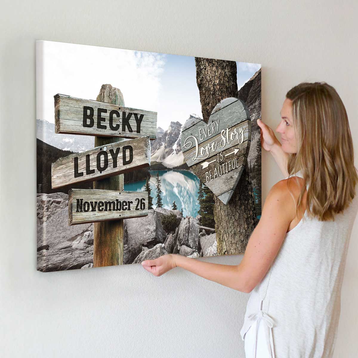 Personalized Wall Art For Couples, Street Sign With Family Names, All Of Me Loves All Of You Sign, Unique Gifts For Him For Valentine's Day 1 Personalized Wall Art For Couples, Street Sign With Family Names, All Of Me Loves All Of You Sign, Unique Gifts For Him For Valentine's Day