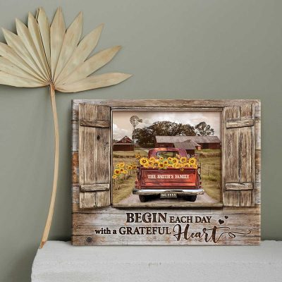 Country Road Take Me Home Personalized Name Sign, Country Farmhouse Wall Decor, Thanksgiving Gift for Farmers