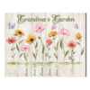 Grandma's Garden Canvas Mother's Day Gifts for Grandma Personalized Grandma Gifts for Birthday