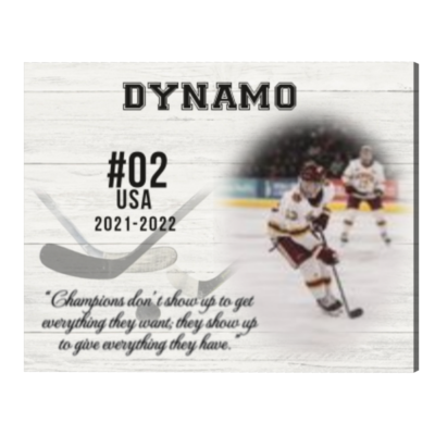 Personalized Field Hockey Photo Canvas, Senior Field Hockey Player Gift, Graduating Field Hockey Gift