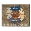 Mom Dad Puzzle Pieces Name Sign