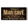 Personalized Man Cave Sign Custom Man Cave Gifts For Him Fathers Day Gifts for Dad