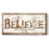 Large Farmhouse Believe Wall Art