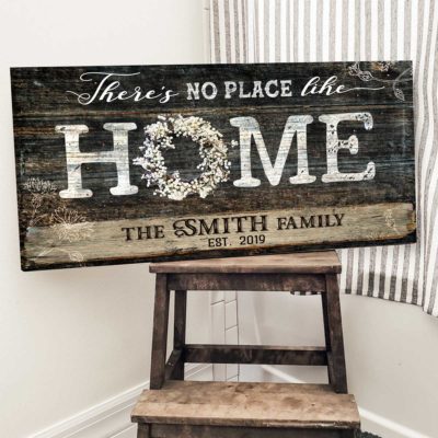 Home Is Where The Love Is Large Canvas, Personalized Family Names Wall Art, Housewarming Gifts 3 Home Is Where The Love Is Large Canvas, Personalized Family Names Wall Art, Housewarming Gifts