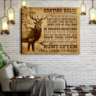 Hunting Rules Canvas