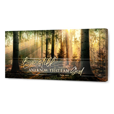 Be Still And Know That I am God Wall Art, Psalm 46:10 Bible Verse Print, Christian Signs for Home 2 be still and know that i am god wall art