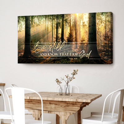 Be Still And Know That I am God Wall Art, Psalm 46:10 Bible Verse Print, Christian Signs for Home 4 Be Still And Know That I am God Wall Art, Psalm 46:10 Bible Verse Print, Christian Signs for Home