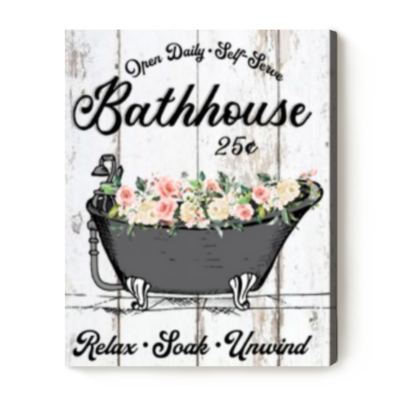 Relax Soak Unwind Canvas