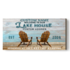 Welcome To Our Lake House Wall Art
