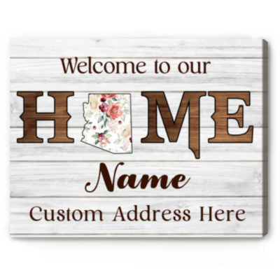 Personalized Welcome To Our Home Sign