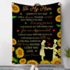 Personalized To My Mom Blanket, Mother's Day Gifts from Daughter