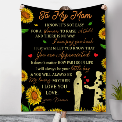 To My Mom From Son Blanket