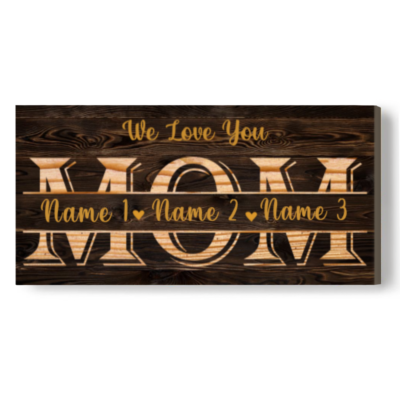 Personalized Mom Sign with Children's Names