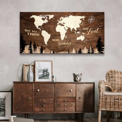 Not All Those Who Wander Are Lost Canvas