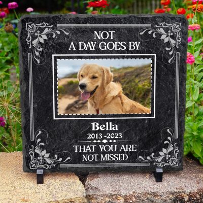 Personalized Pet Memorial Garden Stone, Custom Dog Cat Loss Gift, Pet Grave Marker, Dog Remembrance Gifts, Loss of Dog Headstone