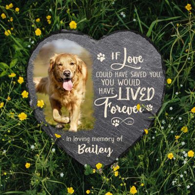 If Love Could Have Saved You Custom Memorial Stone, Personalized Pet Memorial Garden Stone, Pet Loss Gifts