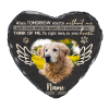 Custom Pet Memorial Heart Slate with Photo, Personalised Dog Memorial Gifts, Loss Of Dog Gift, Pet Memorial Gifts