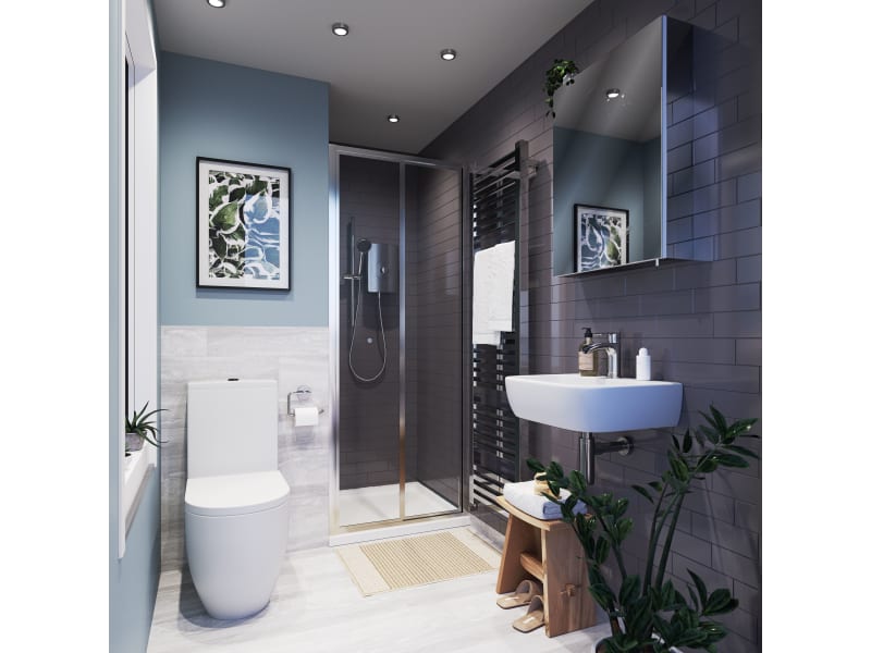 10 Creative and Stylish Ideas for Small Bathroom Wall Decor 26 Update a Bathroom with a Monochrome Design 3