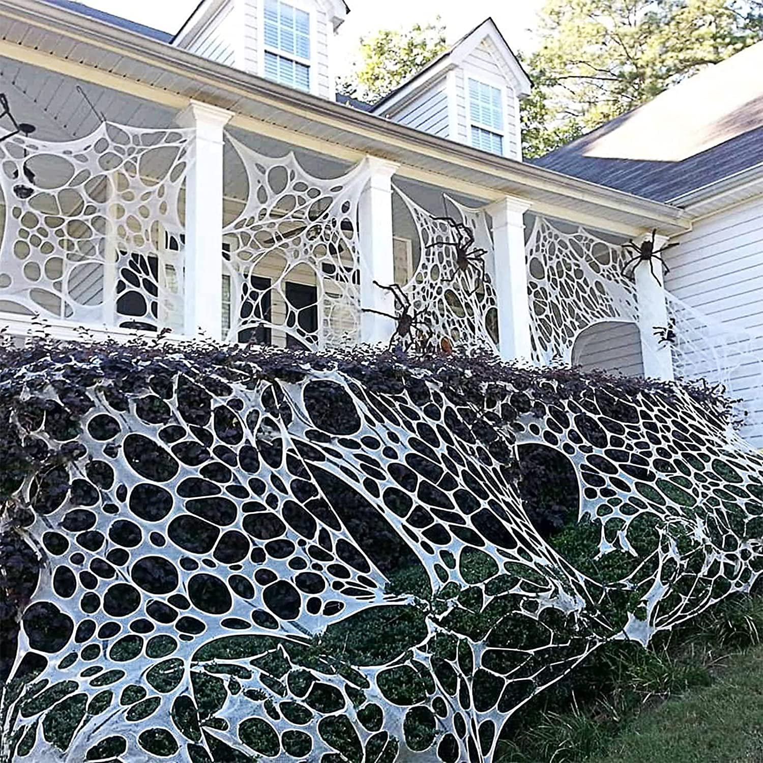Spider Web Halloween Decorations Outdoor