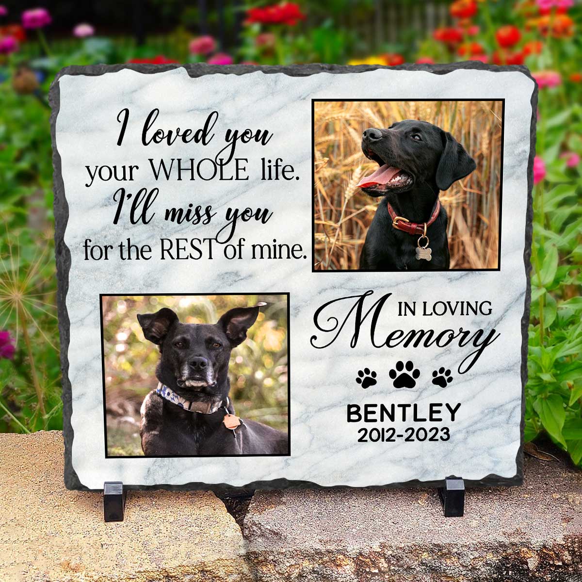 Pet Memorial Stone - 5 Best Pet Grave Marker Ideas 23 Dog Memorial Stone For Garden Personalized, Dog Memorial Keepsakes, Dog Grave Marker With Photo
