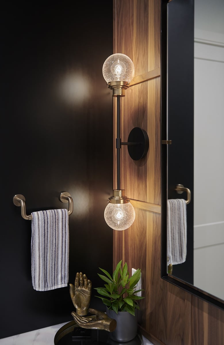 Install wall sconces for bathroom3