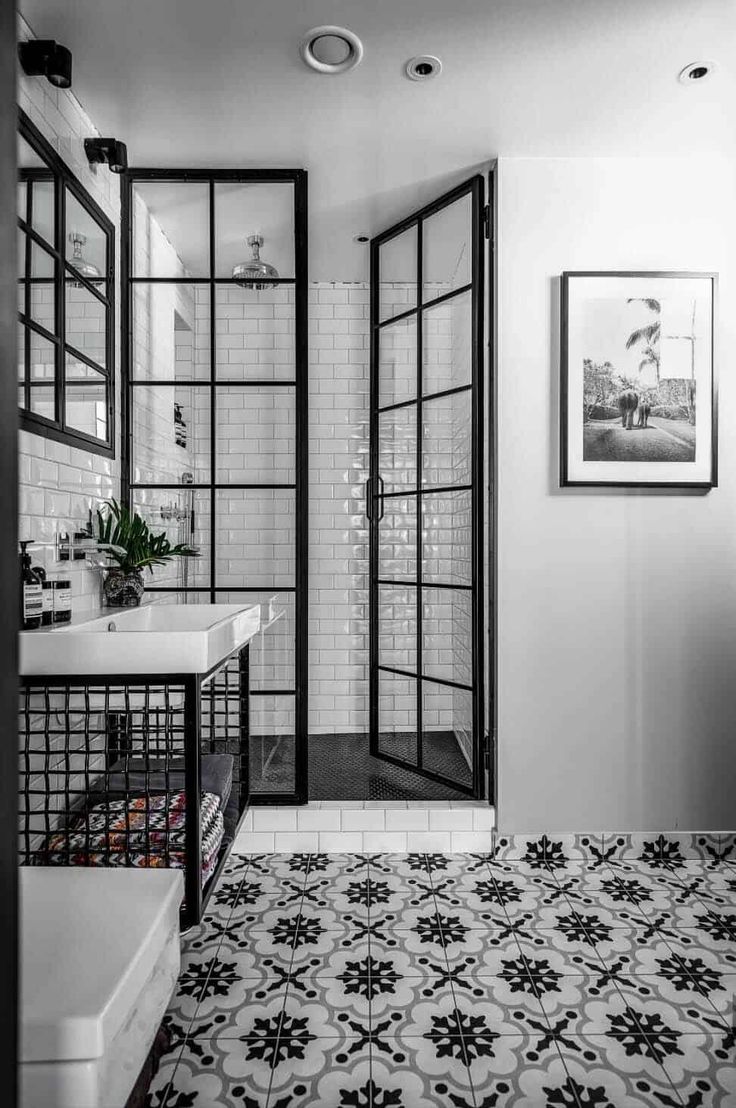 Retro-Industrial Bathroom