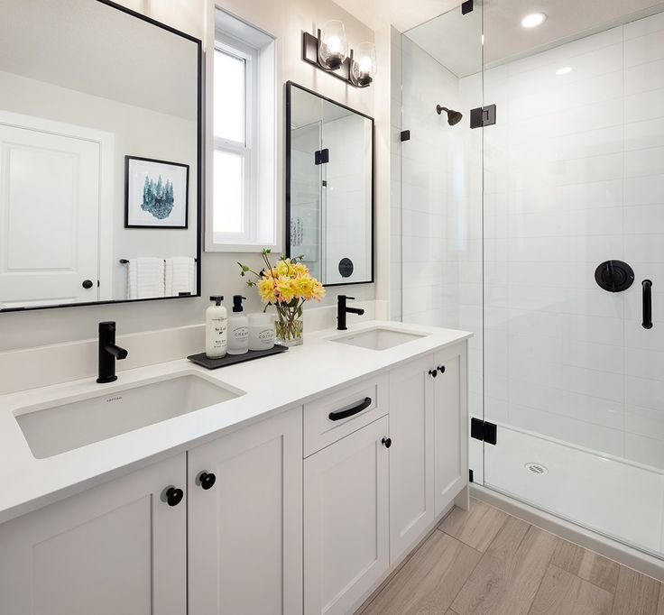 Bathroom with Black Hardware1