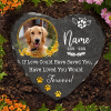 Personalized Dog Memorial Photo Stones For Graves, Pet Remembrance Gifts, If Love Could Have Saved You Garden Memorial Stone
