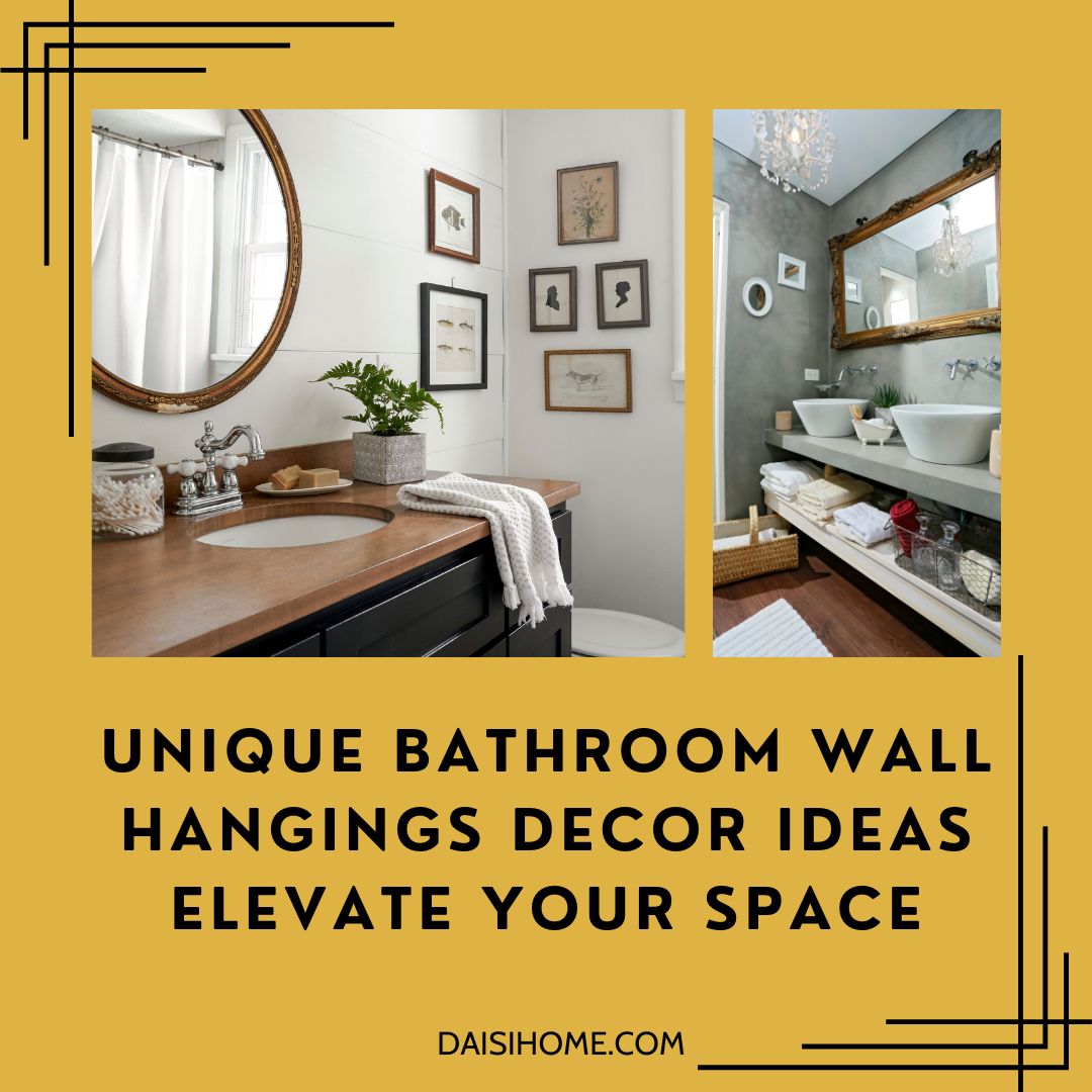 10+ Unique Bathroom Wall Hangings Decor Ideas Elevate Your Space 99 Unique Bathroom Wall Hangings Decor Ideas
