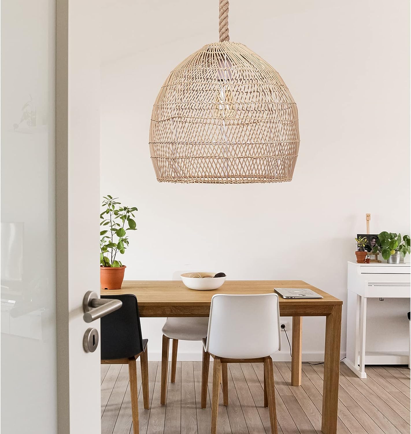 WalmHomie Hand Woven Pendant Light