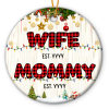 custom wife mommy ceramic ornament first time mom christmas gifts first christmas as mommy ornament