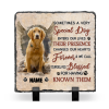 Personalized Pet Memorial Stone Plaque, Sometimes A Very Special Dog Memorial Slate, Dog Loss Gifts