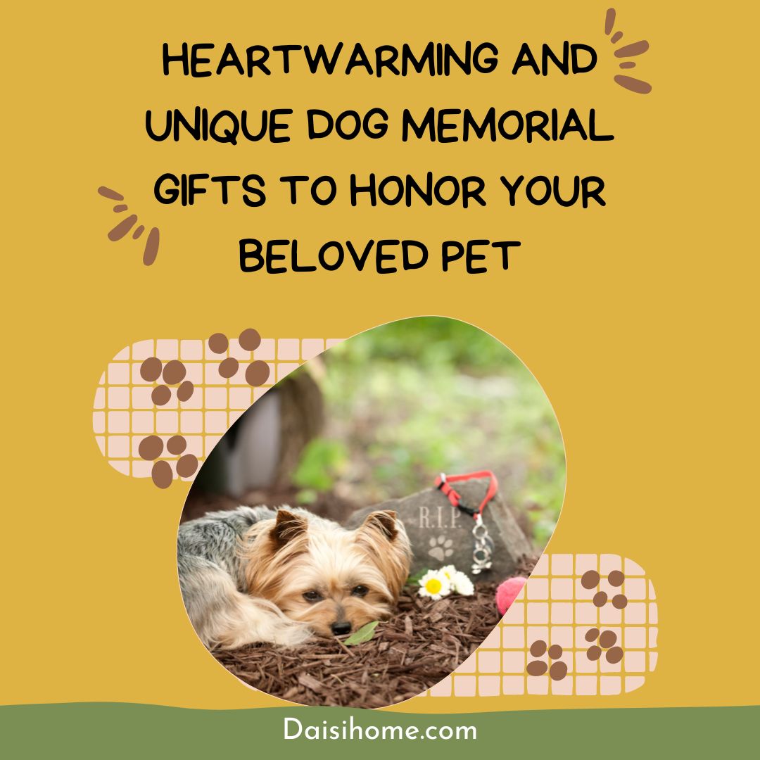 17+ Heartwarming and Unique Dog Memorial Gifts to Honor Your Beloved Pet 1 Unique dog memorial gifts