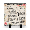 In Loving Memory Personalized Memorial Garden Stone, Memorial Stones For Mom, Loss Of Mother Gifts