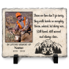 Personalized Hunting Memorial Photo Rock Slate