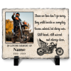 Personalized Memorial Stone for Motocycle Biker, Remembrance Motorcyle Biker Gift, In Loving Memory of Motocycle Biker Gifts
