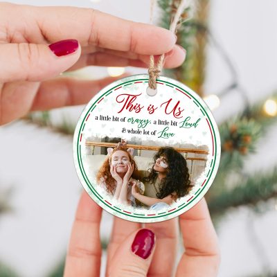 this is us personalized best friends photo ornament - friends christmas decorations - christmas gifts for female friends