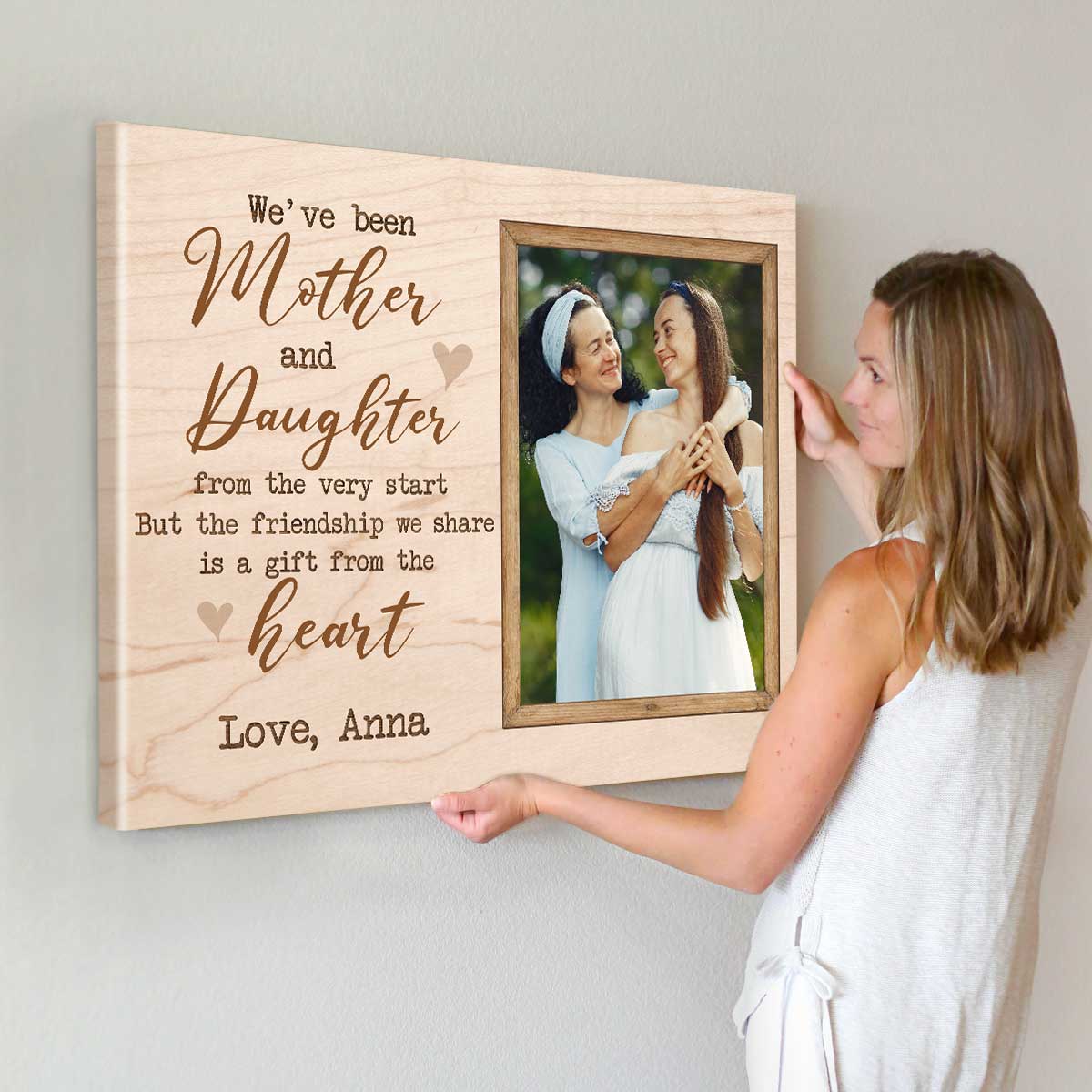Print Mum And Daughter Gifts Personalized Gifts Christmas Gifts