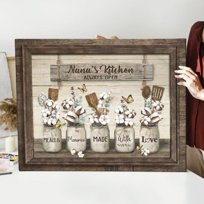 Nana's Kitchen - Personalized Name Kitchen Sign - Kitchen Gifts for Grandma