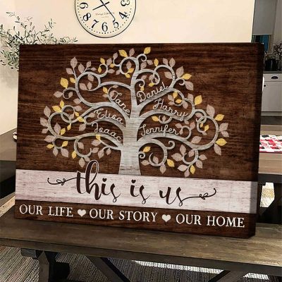 unique mother's day gift, best mothers day gifts 2025, personalized family tree sign, family keepsake, family gifts for mom and dad