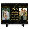 10th Wedding Anniversary Personalized Couple Photo Slale - Custom Ten Year Anniversary Stone - 10 Year Anniversary Gifts