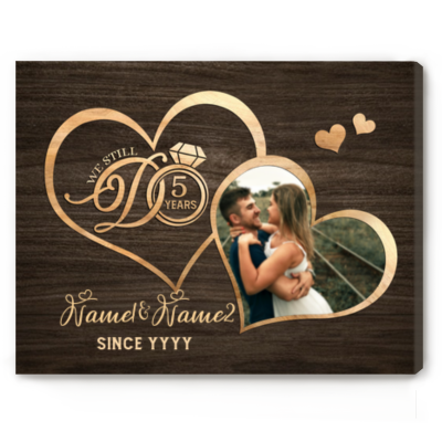 Personalized We Still Do Canvas, Custom Five Year Anniversary Gift, 5th Anniversary Gift For Her