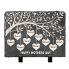 Custom Family Tree Hanging Hearts Stone Rectangle Slate-Personalized Family Tree w/Names For Mothers Day Gifts-Anniversary Gifts For Parents