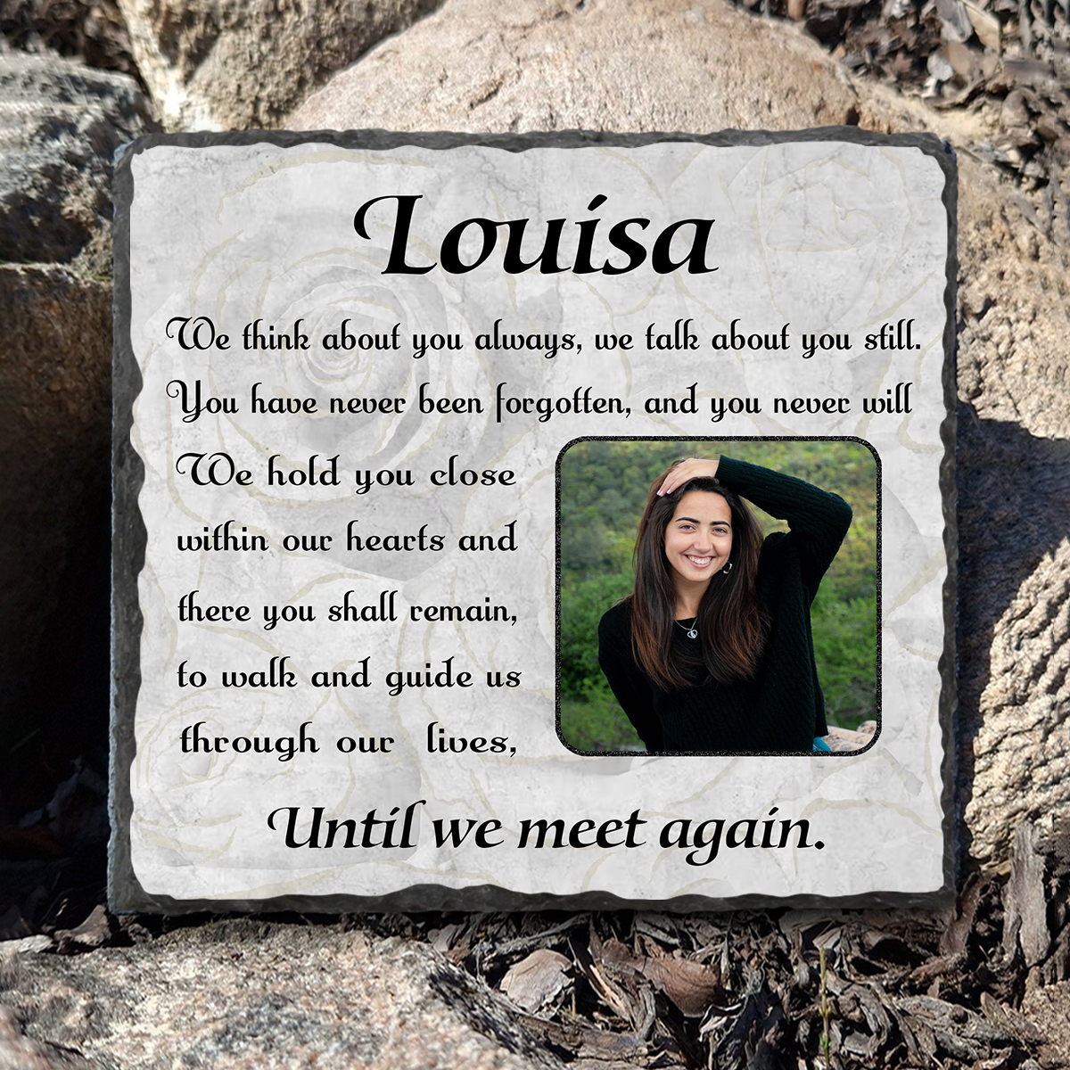 Personalized Memorial Stone For Loss Of Loved One - Sympathy Gifts