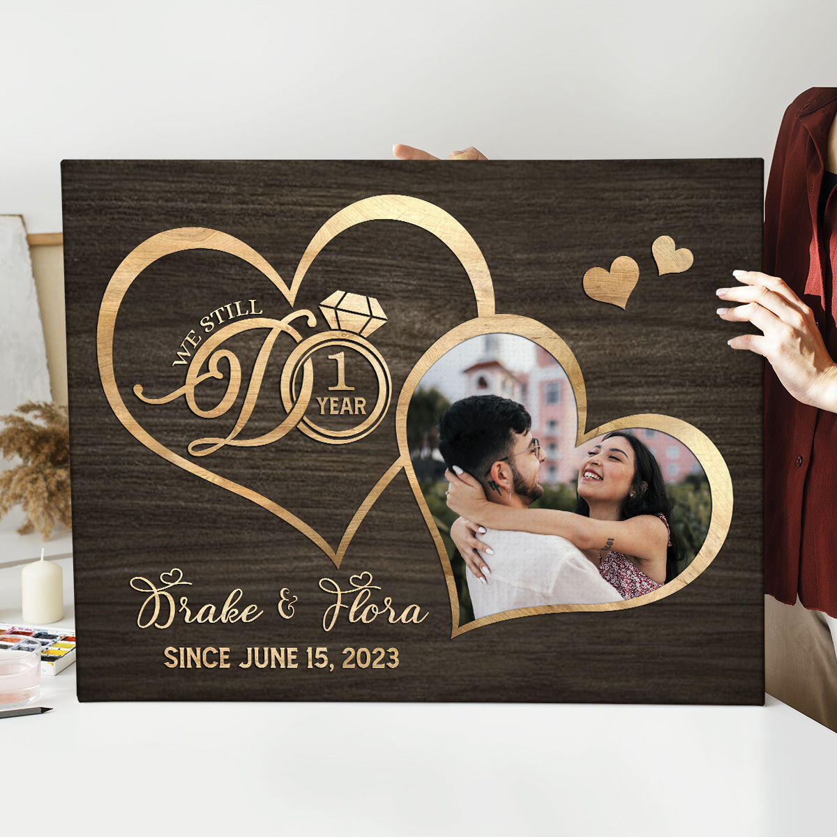 We Still Do 1 Year Anniversary Custom Canvas - Great 1st Anniversary Gift - Best Gift For First Anniversary