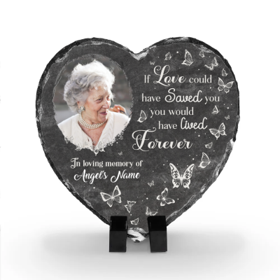 Custom engraved memorial stone - Personalized Memorial Stones For Loved One - If Love Could Have Saved You You Would Have Lived Forever